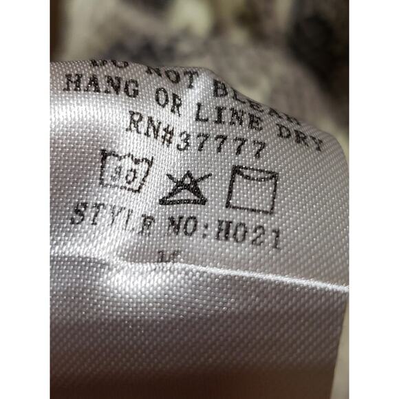 Fab'rik Shift Dress Women Size Medium Multi Animal Print Lined Studded Polyester - Picture 6 of 14